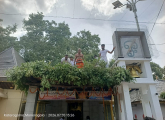 ருஹுனு மகா கதிர்காம ஆலயத்தில் வைக்கோல் கூரையைப் புதுப்பிக்கும் சடங்கு